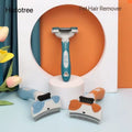 Mengqule Battery Operated Soft Fresh Scent Hair Grooming Treatment for Dogs and Cats with Arc-Shaped Depilatory