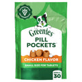 Pill Pockets for Dogs Chicken Flavor Small Size Soft Dog Treats, 3.2 Oz Pouch