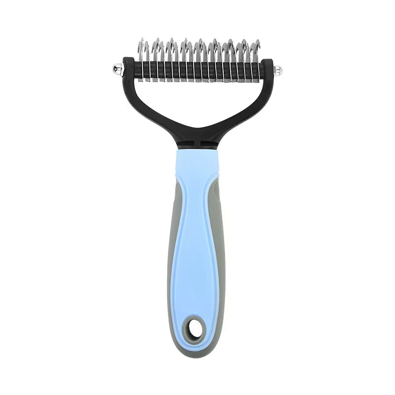 Ultimate Pet Detangling Comb - Grooming Brush for Dogs & Cats, Deshedding & Dematting Tool