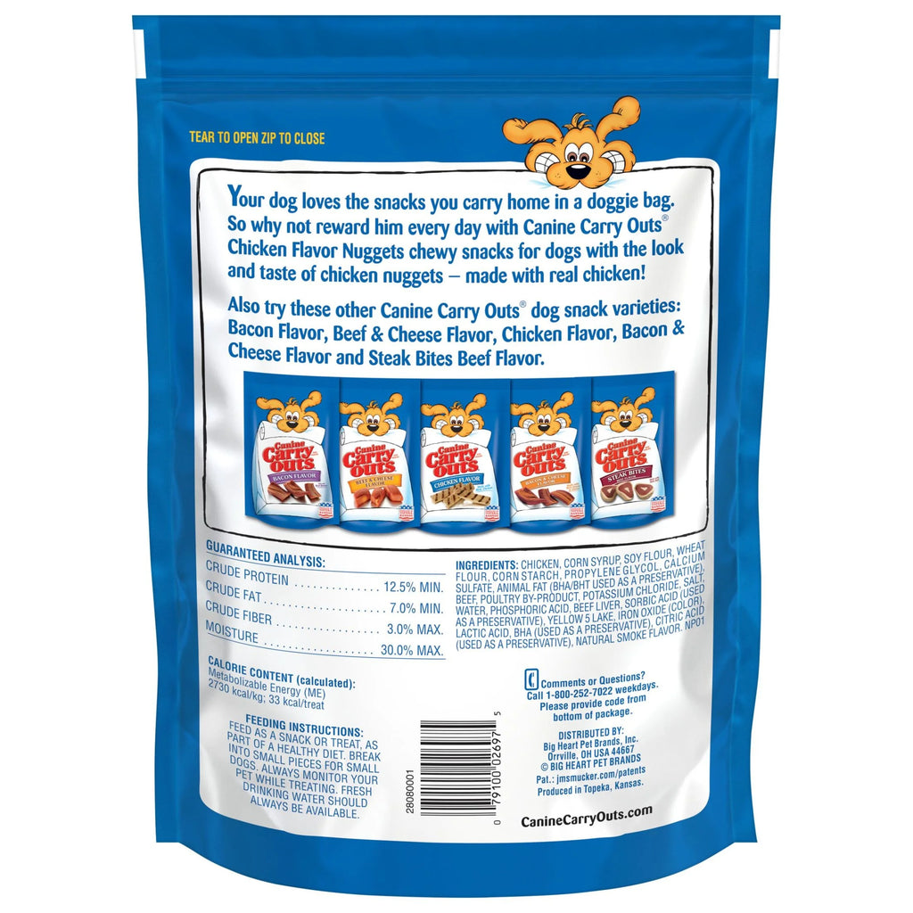 Chicken Flavor Nuggets Dog Treats, 22.5 Oz