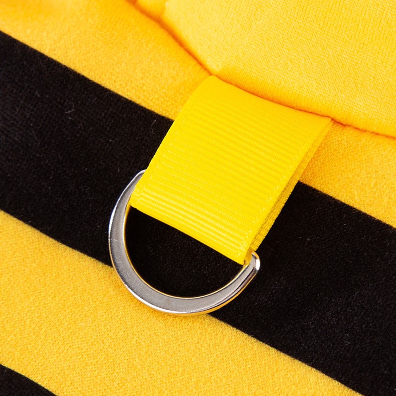 Pet Bee Costume Hood Dog Halloween Clothes Winter Warm Pet Hoodies Cat Holiday Cosplay Outfit for Small Medium Dogs Cats (Yellow,L)