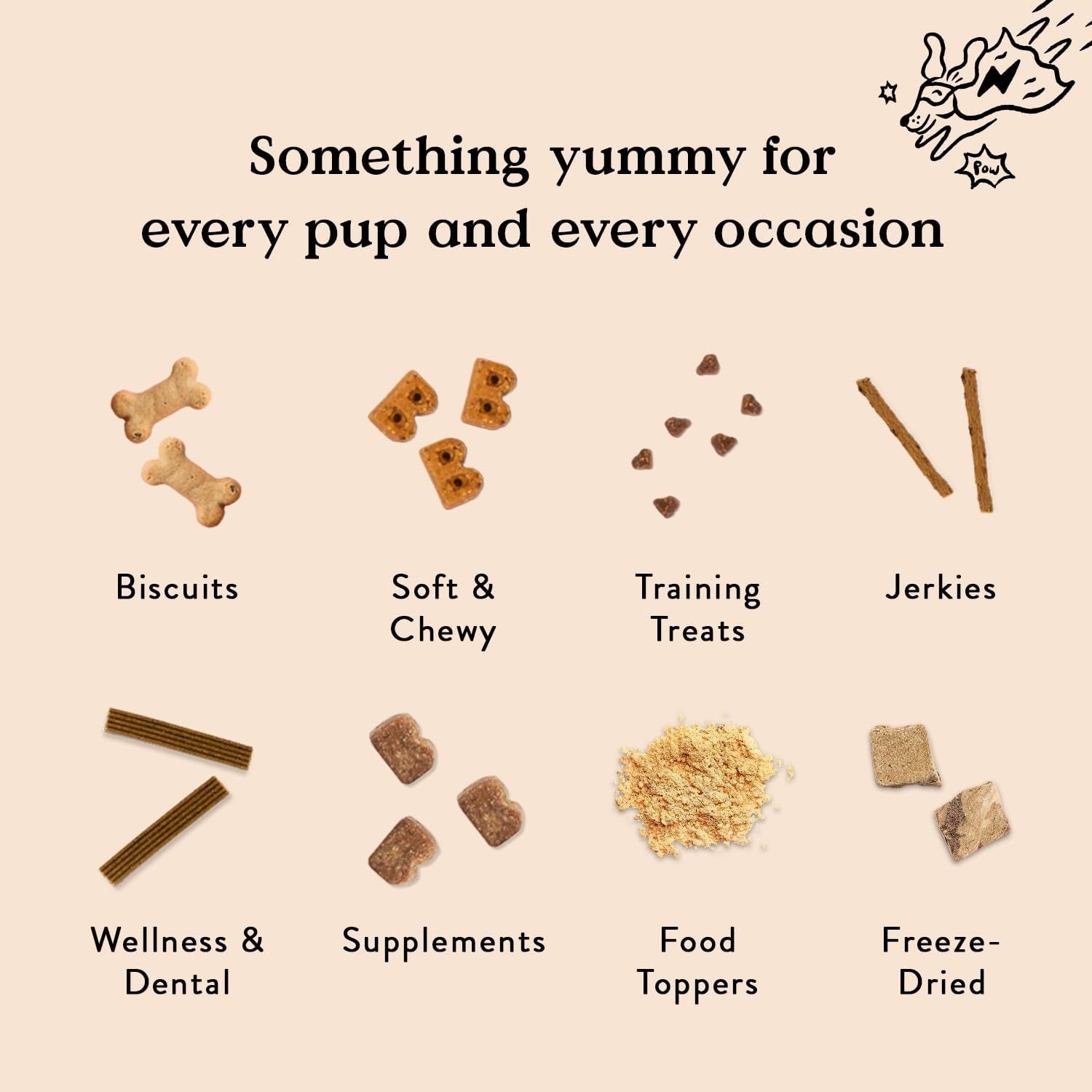 Birthday Cake Treats for Dogs - Special Edition Wheat-Free Dog Treats, Made with Real Ingredients, Baked in the USA, All-Natural Peanut Butter Vanilla Biscuits, 5 Oz