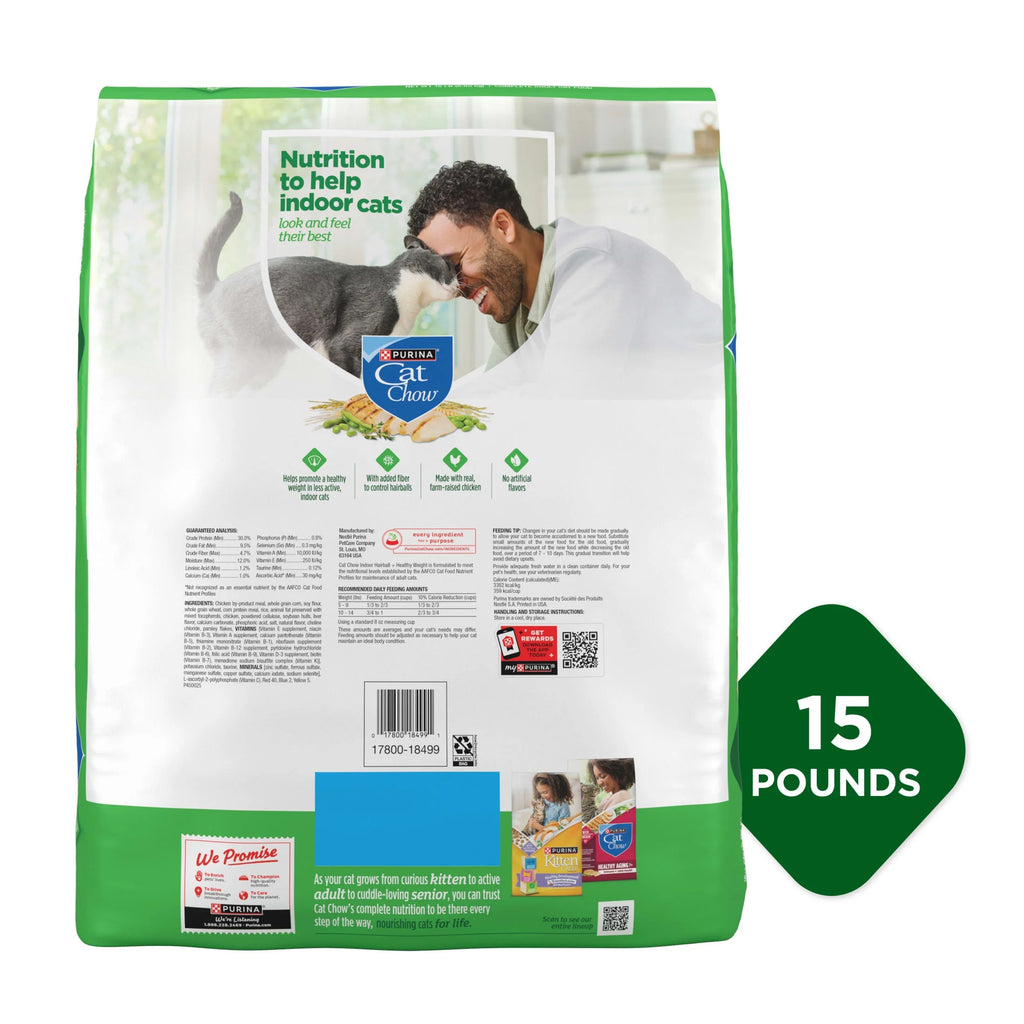 Purina  Indoor Healthy Weight and Hairball Dry Cat Food with Chicken