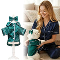 Dog Pajamas Large Sized Dog, Recovery Wear, Lightweight Jurassic Knit, UV for Large Dogs/L