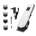 Rechargeable Low Noise Stainless Steel Dog Grooming Kit with LCD Display - Waterproof & Fast Charging for Small Breeds