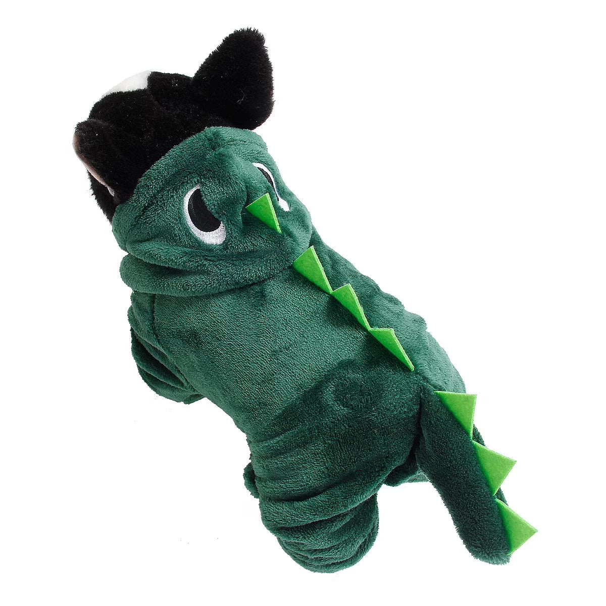 Halloween Costume for Pet Dog Cat Dinosaur Plush Hoodies Animal Fleece Warm Outfits Clothes for Small Medium Dogs Cats Halloween Cosplay Apparel Accessories