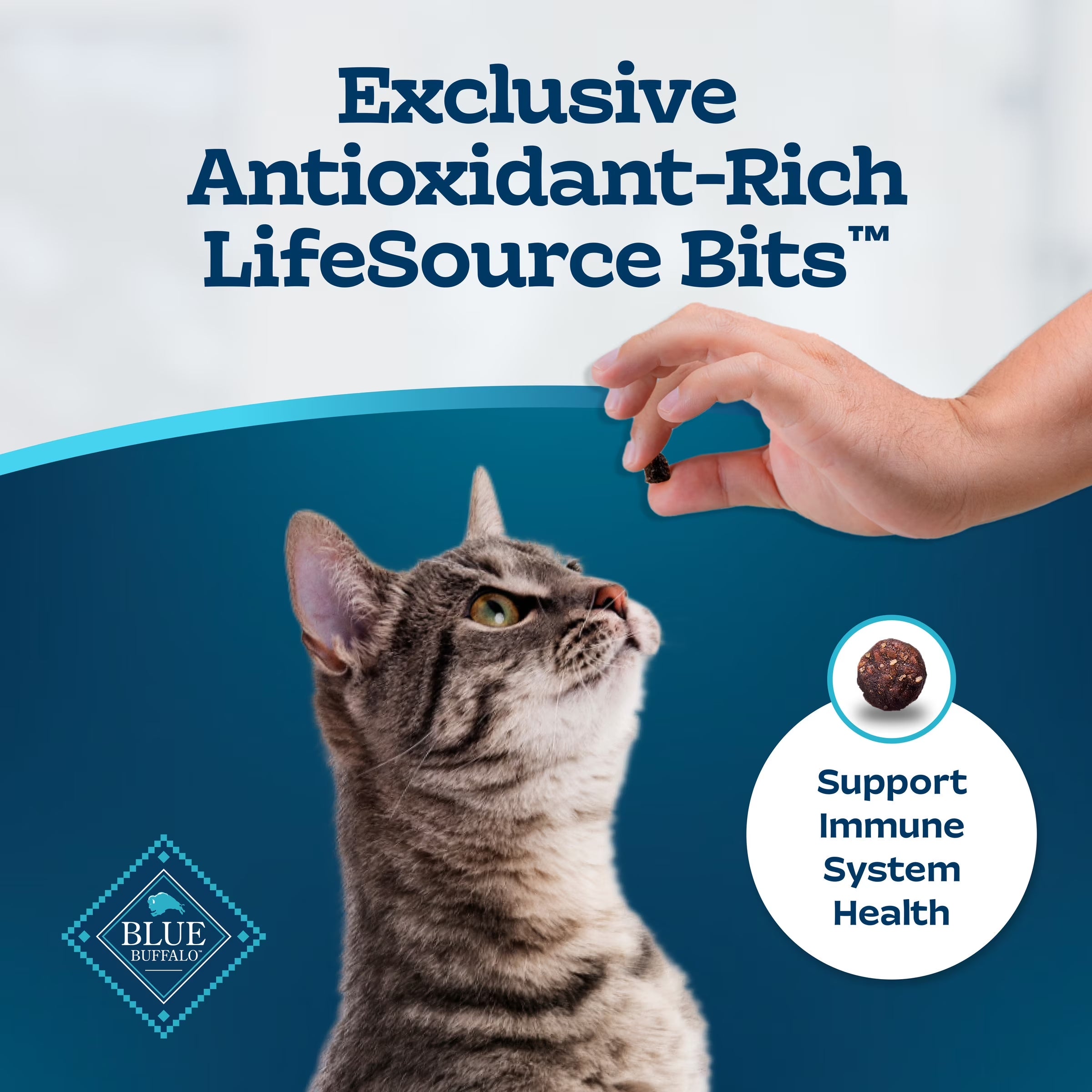 Tastefuls Adult Cat Dry Food, Multi-Protein Salmon & Ocean Fish Recipe, 5-Lb. Bag
