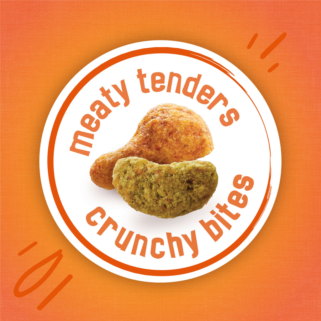 Purina  Tender and Crunchy Dry Cat Food Flavors of Chicken, Beef, Carrots and Green Beans, 3.15 Lb Bag