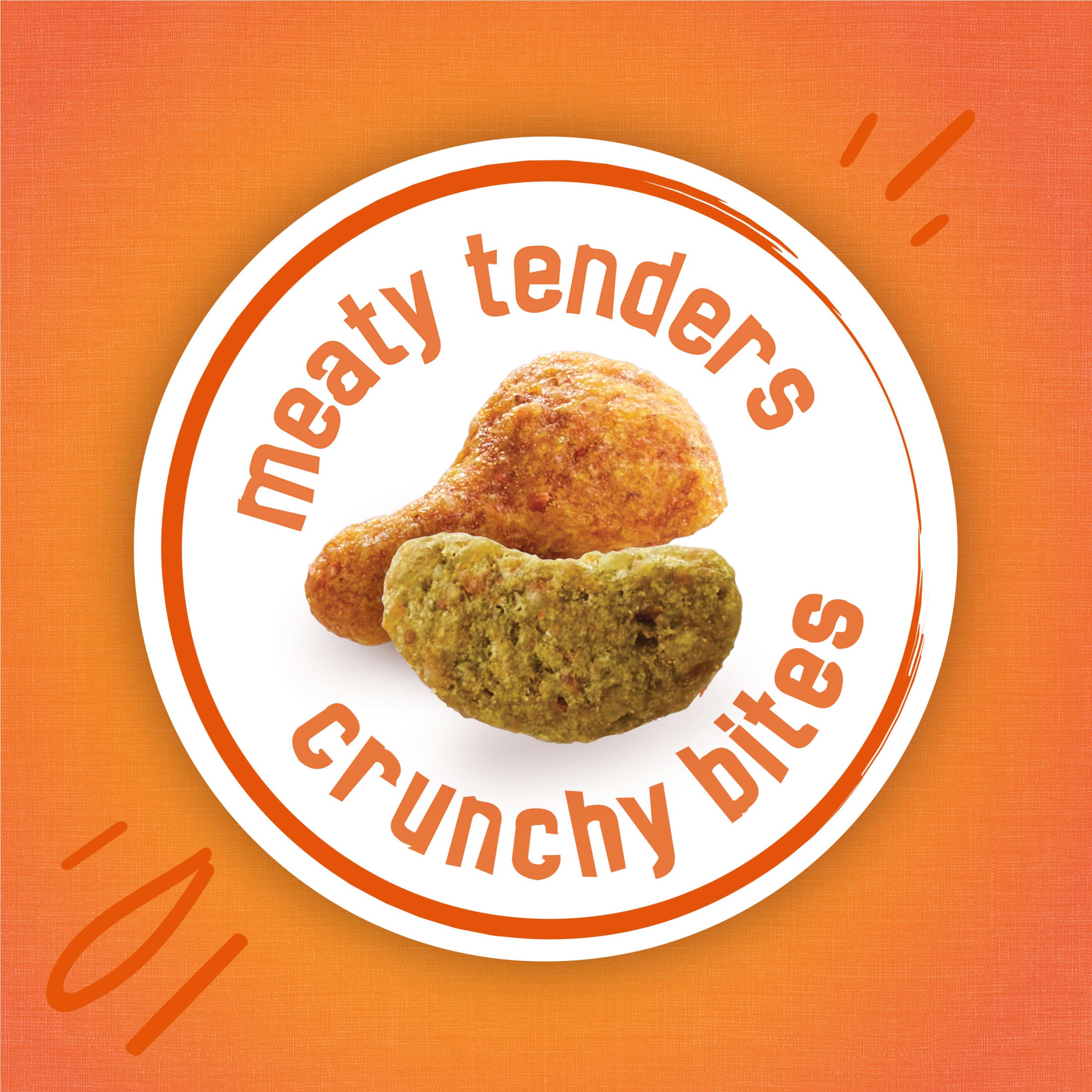 Purina  Tender and Crunchy Dry Cat Food Flavors of Chicken, Beef, Carrots and Green Beans, 3.15 Lb Bag