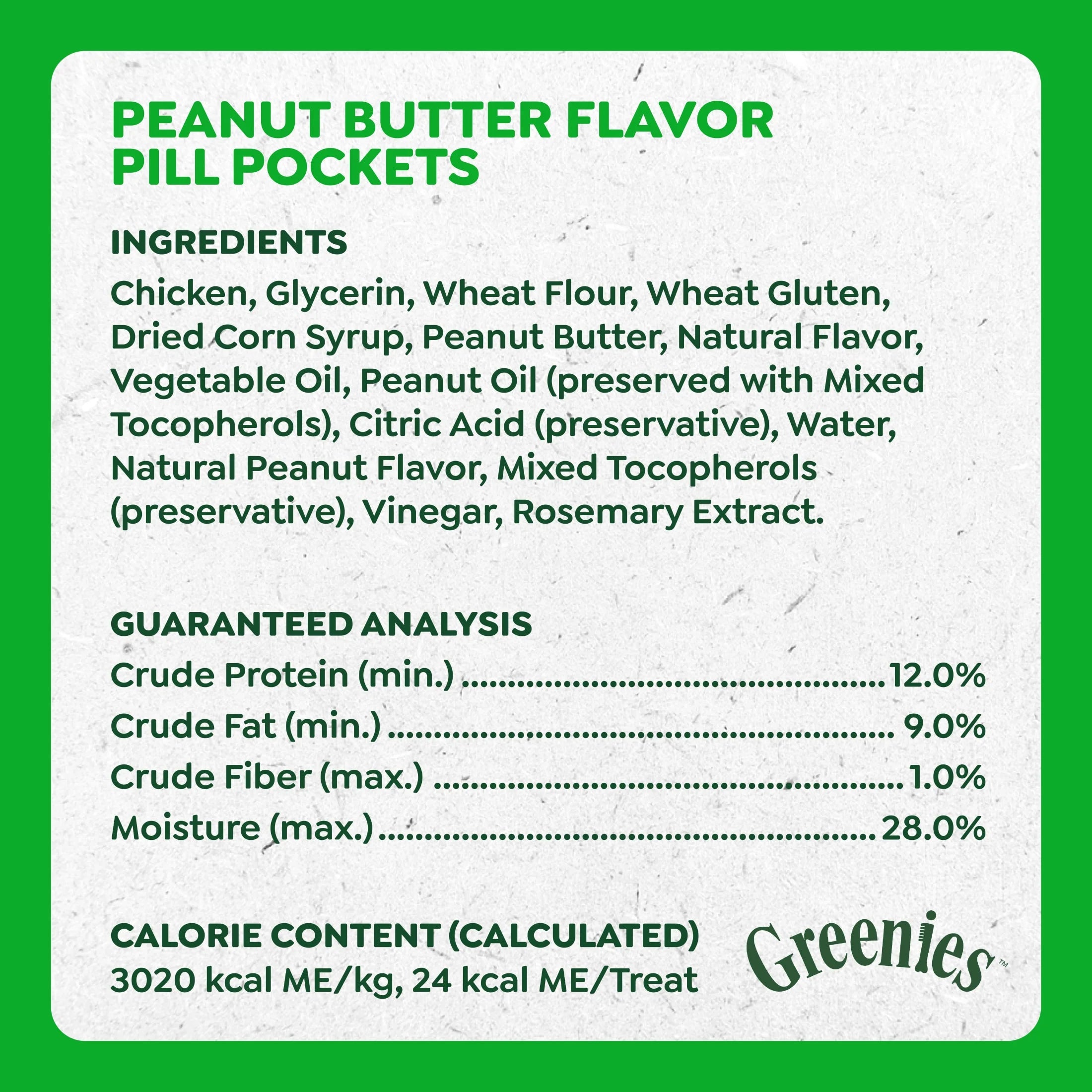 Pill Pockets Peanut Butter Flavor Dog Treats Large 7.9 Oz Pouch