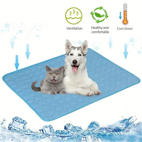 Beat the heat this summer with our Extra Large Dog Cooling Mat! Perfect for pets of all sizes, keep your furry friends cool and comfy with this durable ice pad blanket. 🐾☀️ #PetCooling #SummerEssentials #DogLovers